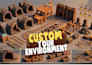 create low poly 3d environments and game ready assets